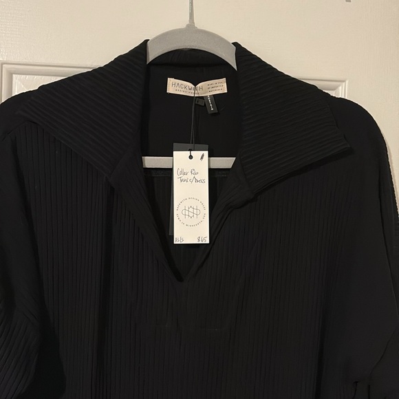 Collar Rib Tunic Dress - Picture 3 of 8